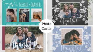 thanksgiving photo cards