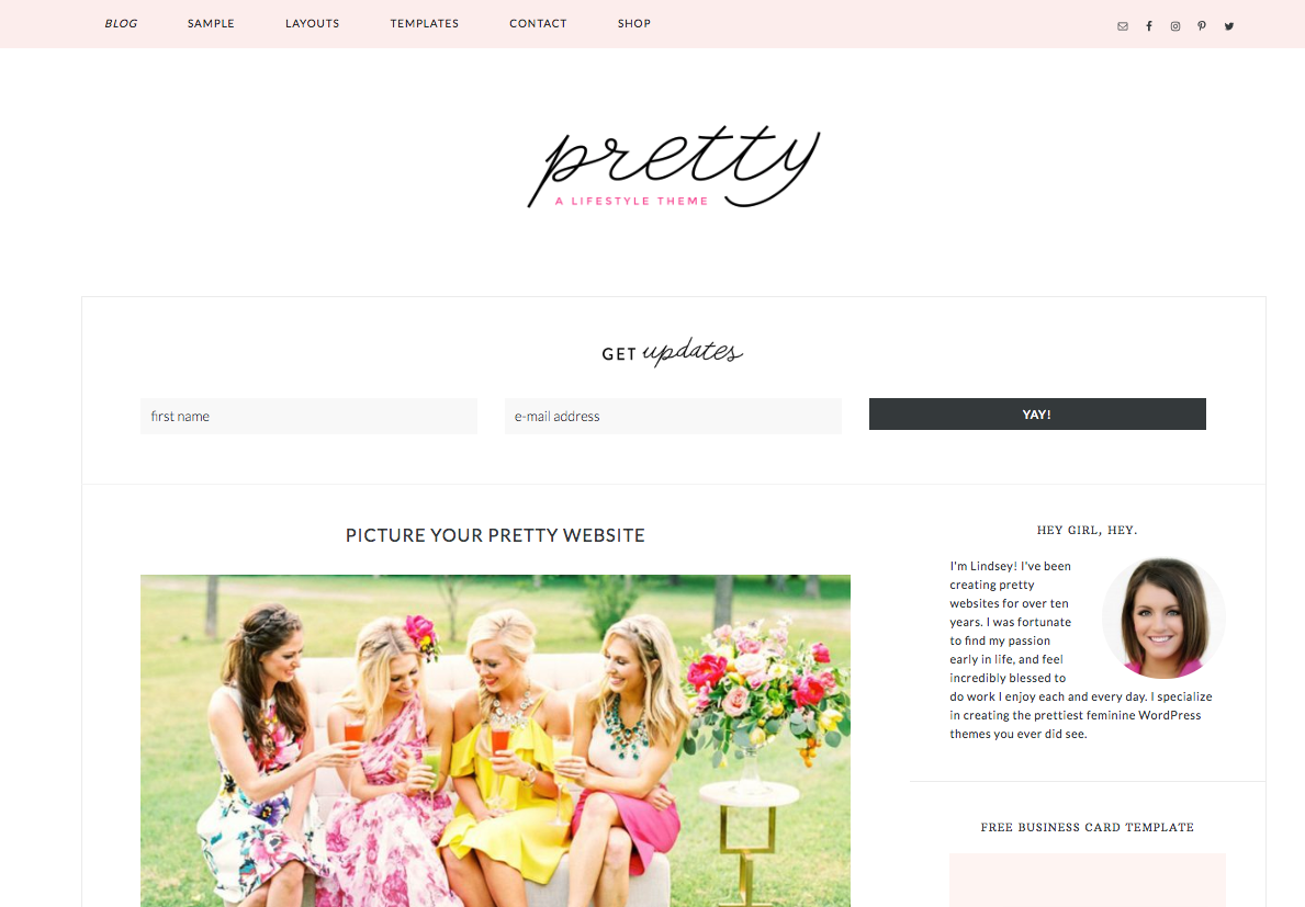 50 Feminine WordPress Themes Templates For Female Bloggers 2019