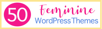 50 feminine girly wordpress themes